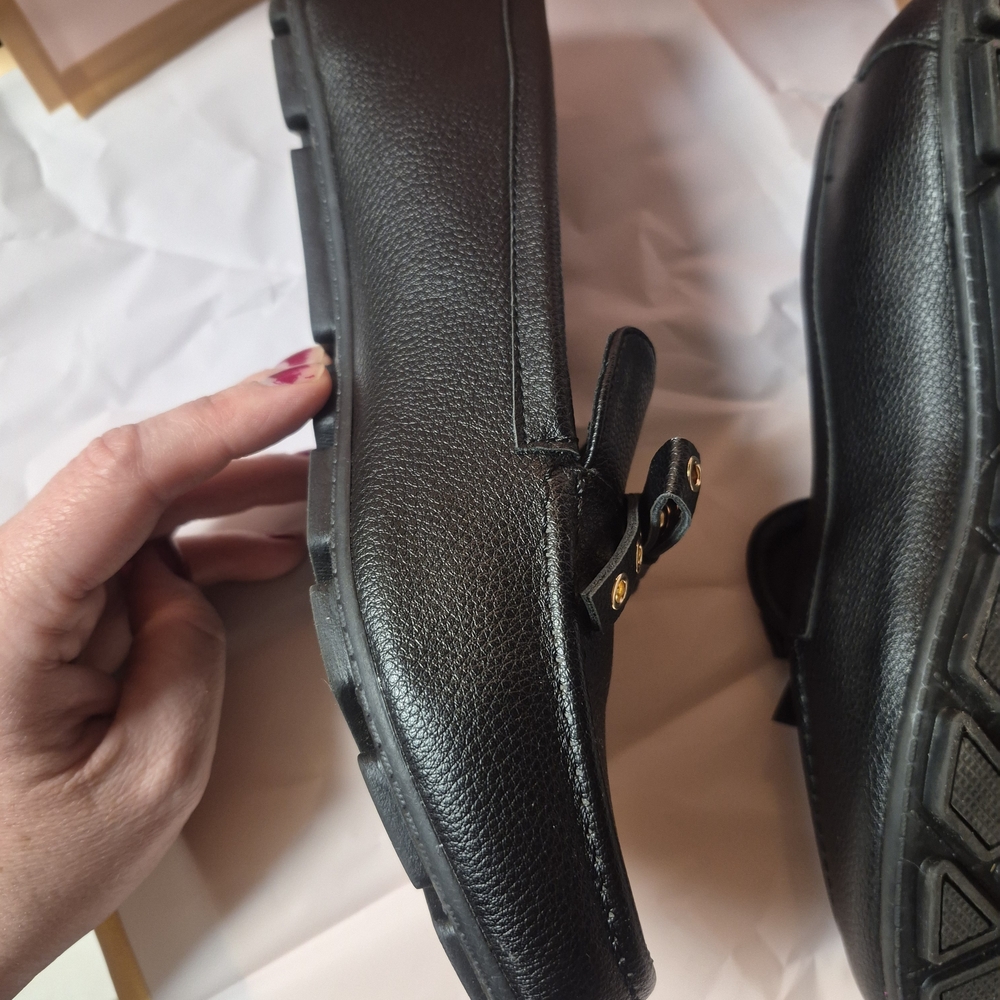 London Fog Black Men's Loafers - Picture 6 of 11